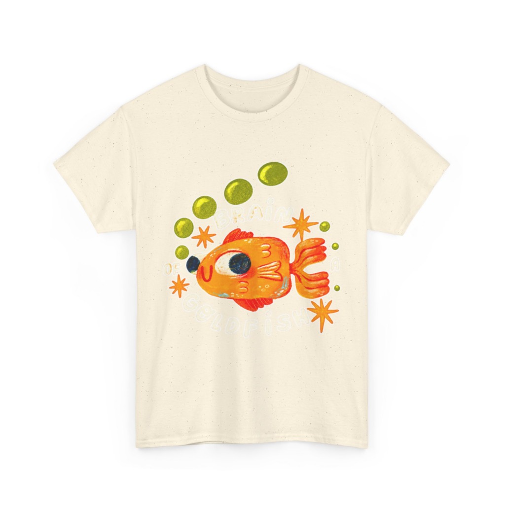 Goldfish 'Brain of a Goldfish' Graphic T-Shirt