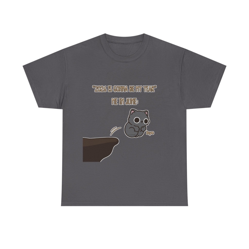 T-Shirt: '2026 Is My Year' Bubu Cat Meme Print