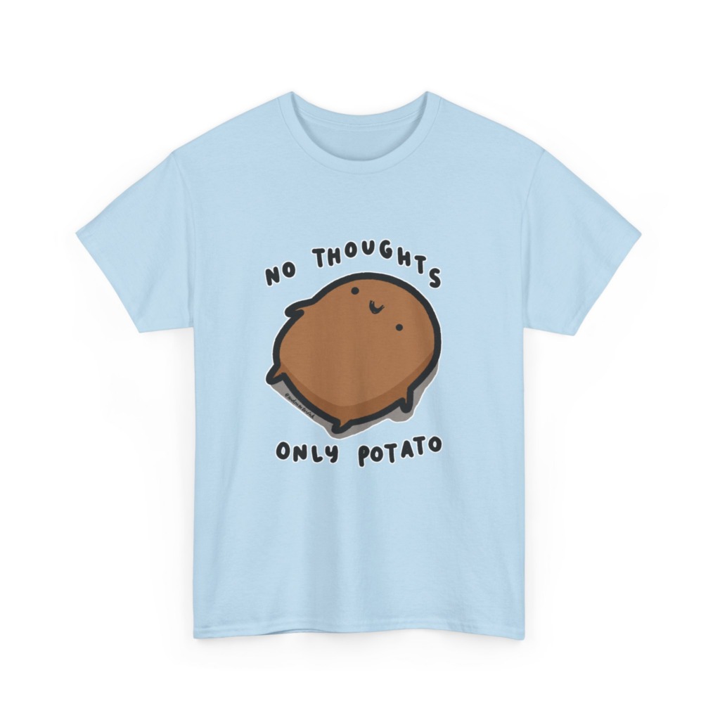 Potato Graphic T-Shirt - No Thoughts Only Potato