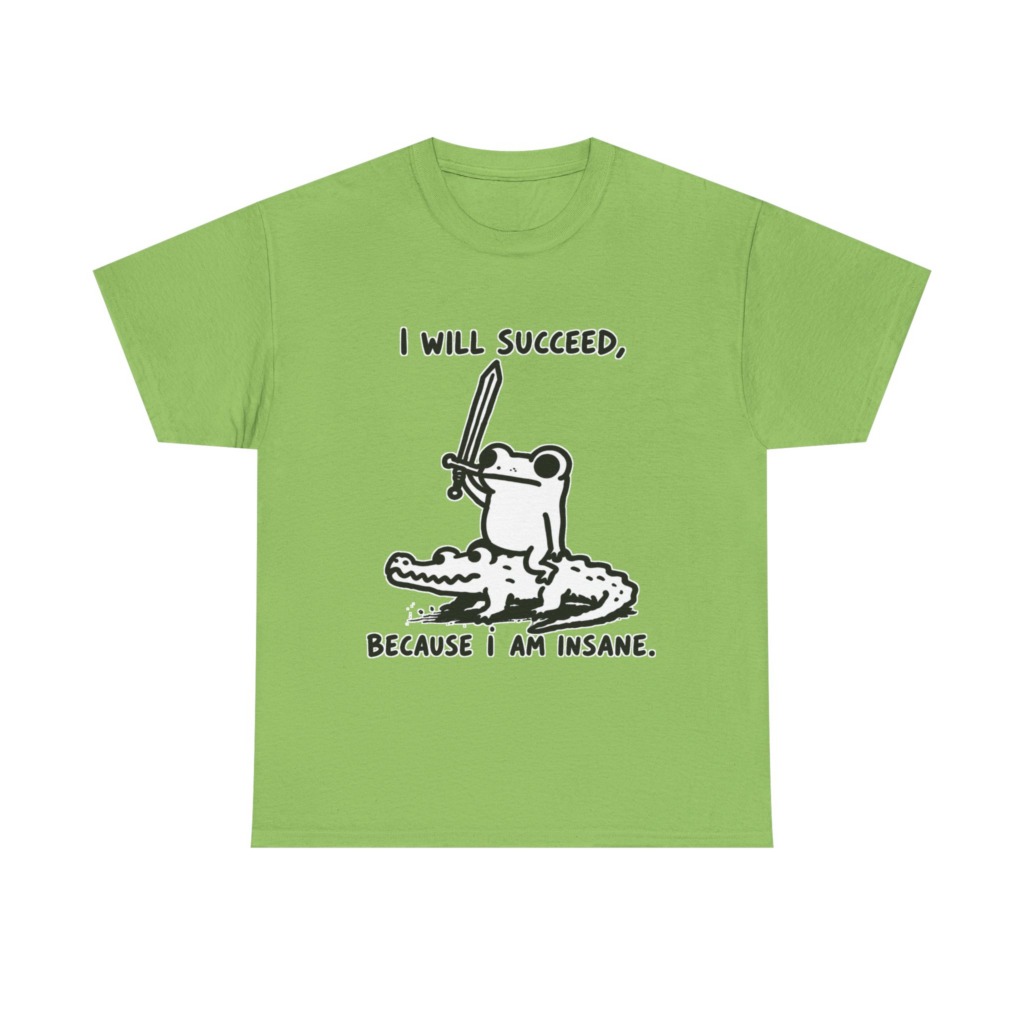 Graphic T-Shirt: Insane Frog Rider with Sword