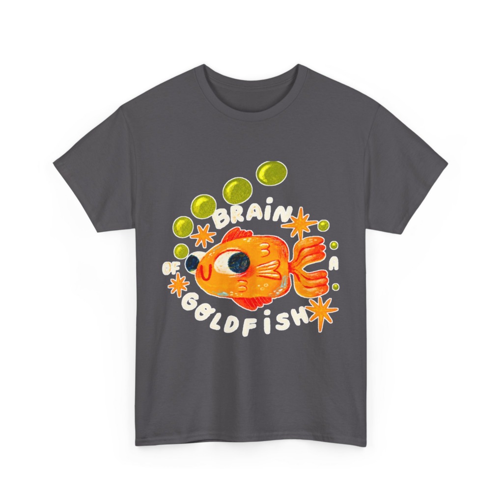 Goldfish 'Brain of a Goldfish' Graphic T-Shirt