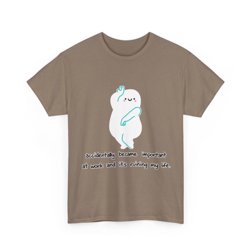 White "Accidentally Important" Graphic Tee