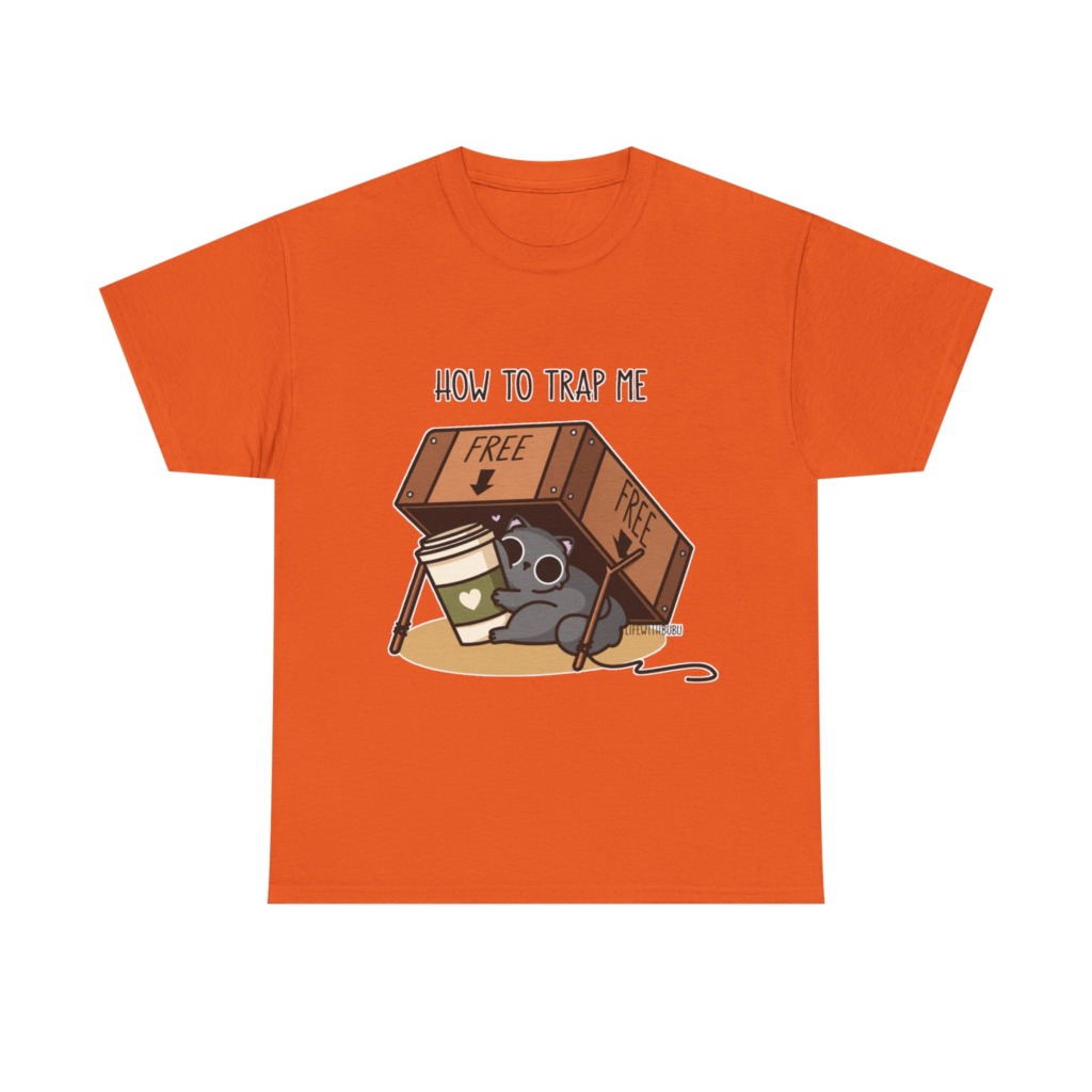 How to Trap Me Coffee Cat Graphic Tee