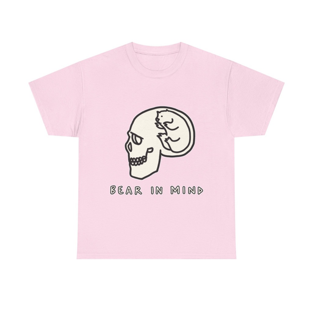 White Bear in Mind Skull Graphic T-Shirt
