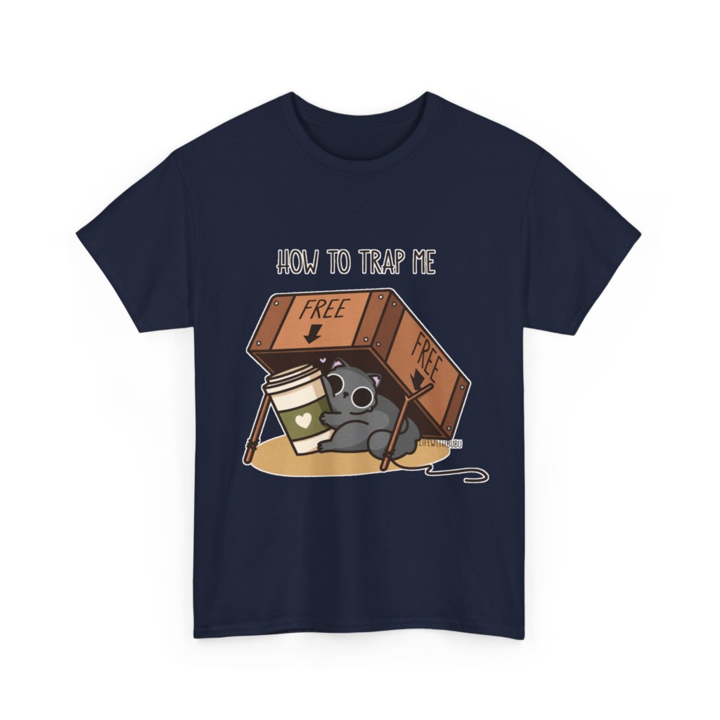 How to Trap Me Coffee Cat Graphic Tee