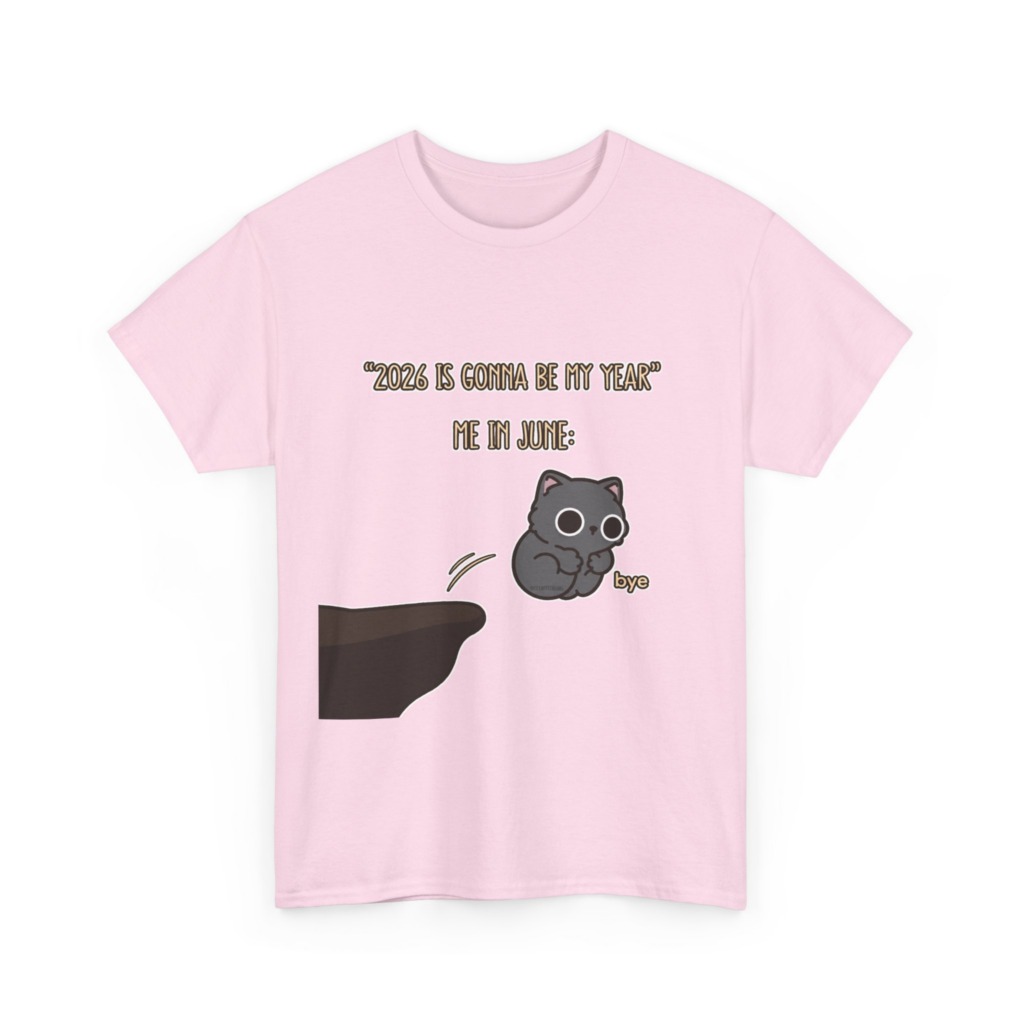 T-Shirt: '2026 Is My Year' Bubu Cat Meme Print