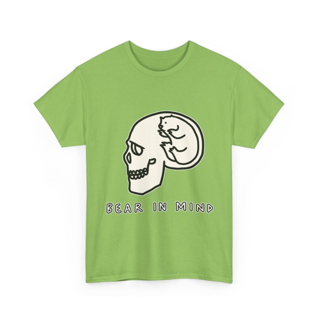 White Bear in Mind Skull Graphic T-Shirt