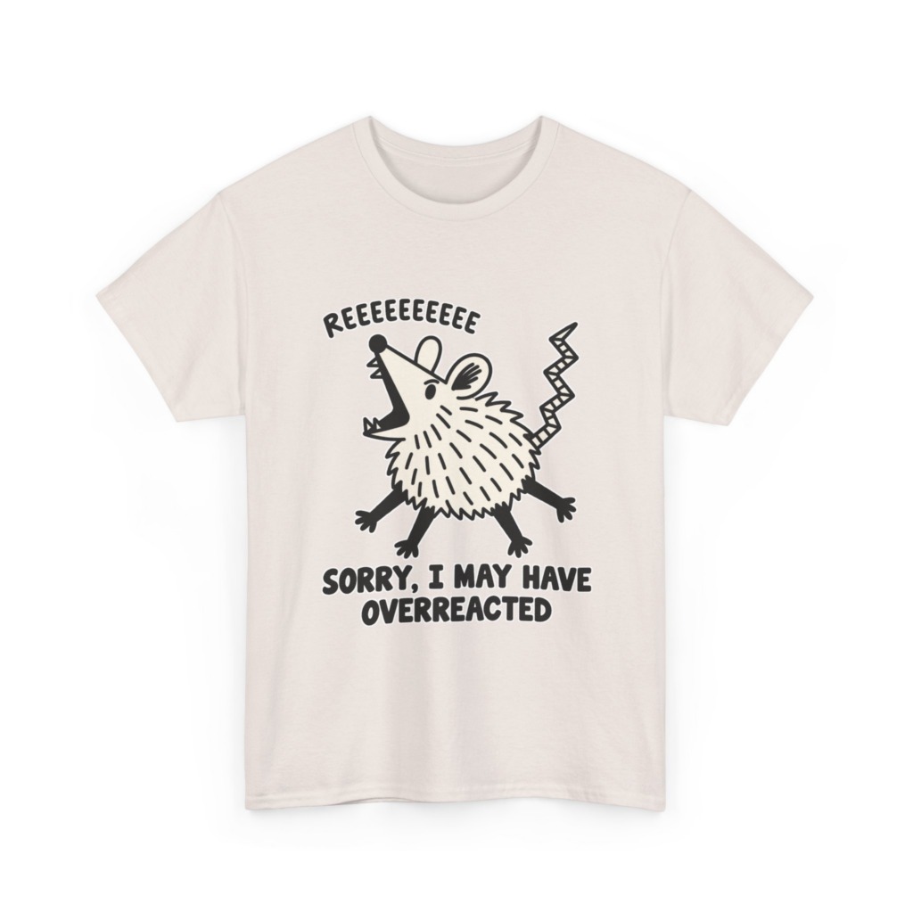 Opossum Overreaction Graphic T-Shirt