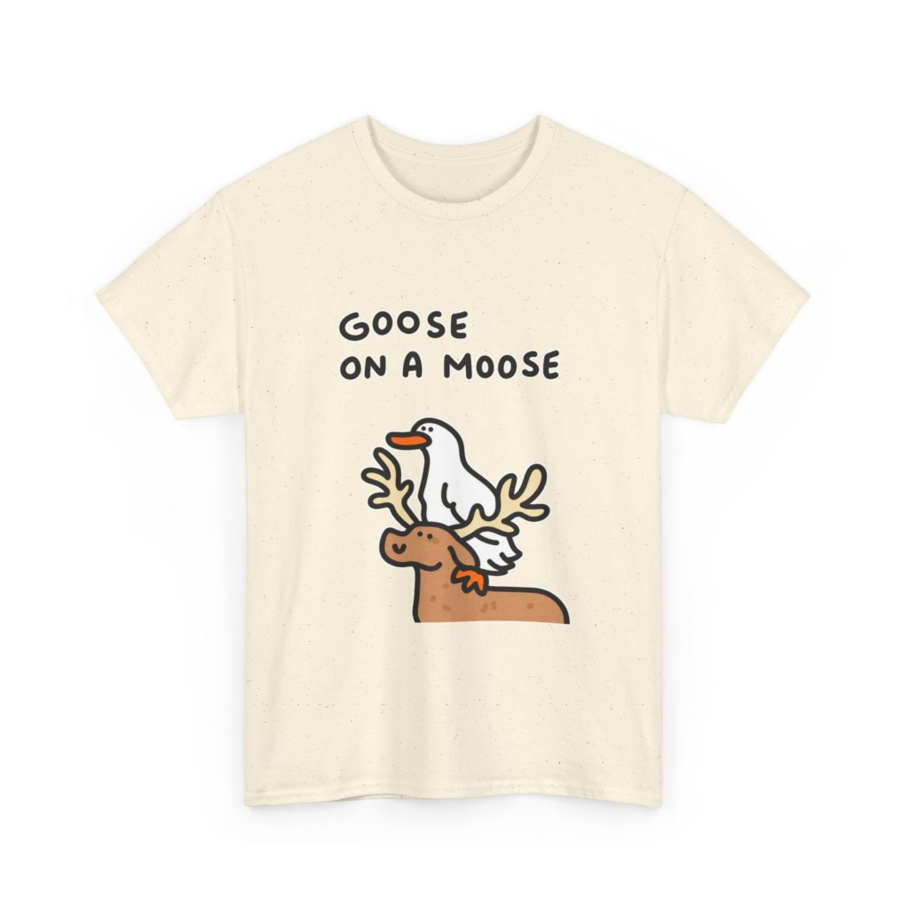 Goose on a Moose Graphic T-Shirt