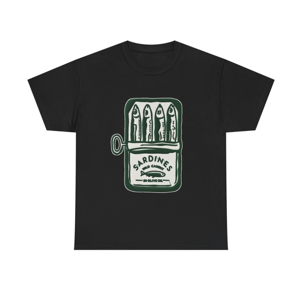 Embroidered Sardine Can Patch