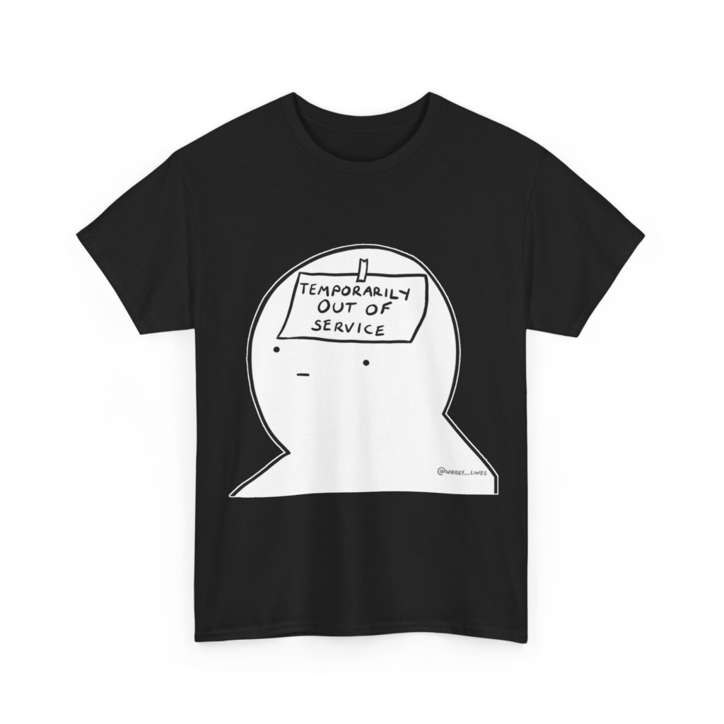 Graphic T-Shirt: Temporarily Out of Service Head