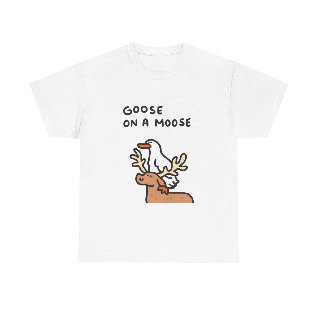 Goose on a Moose Graphic T-Shirt