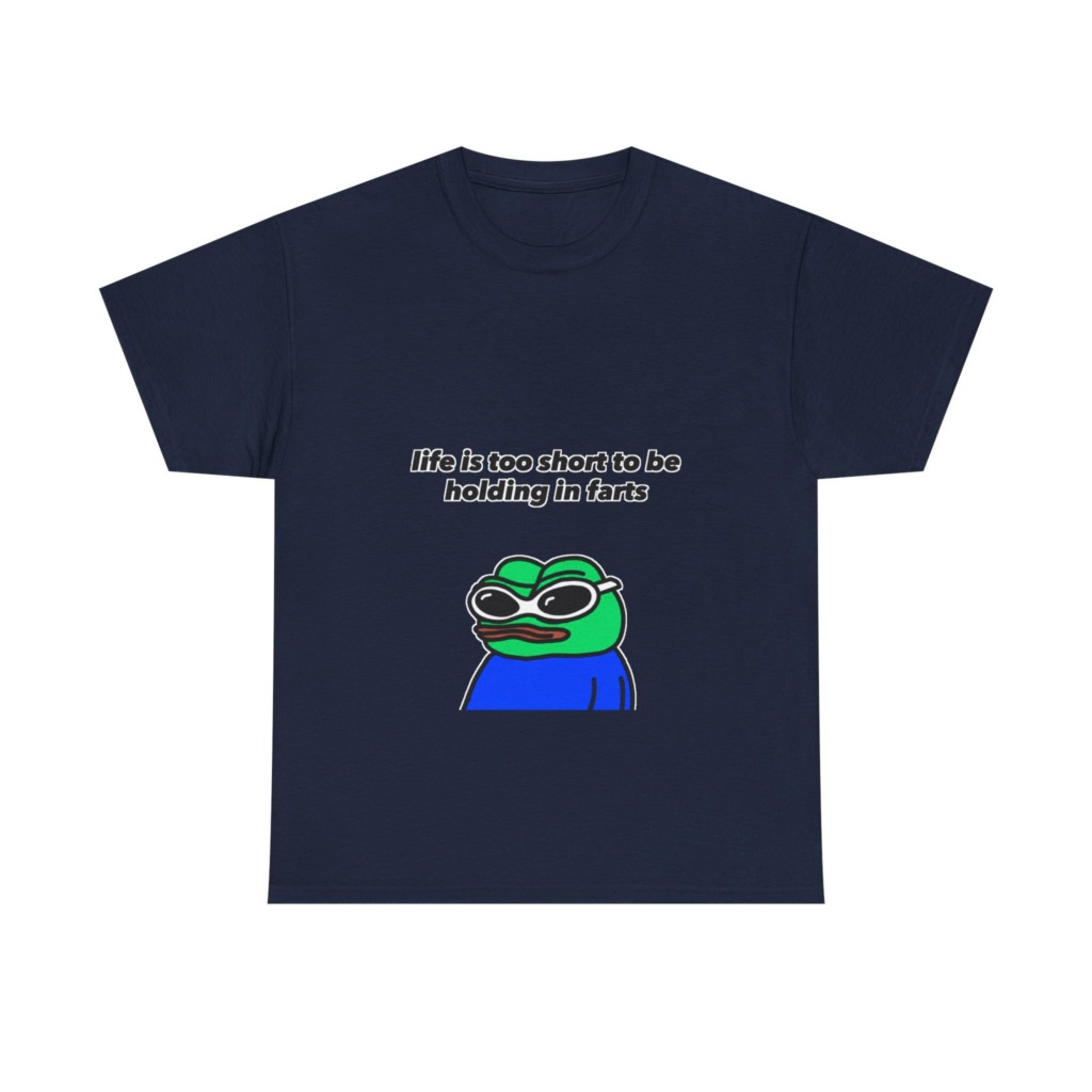 T-shirt: Pepe Frog 'Life's Too Short' Graphic Tee