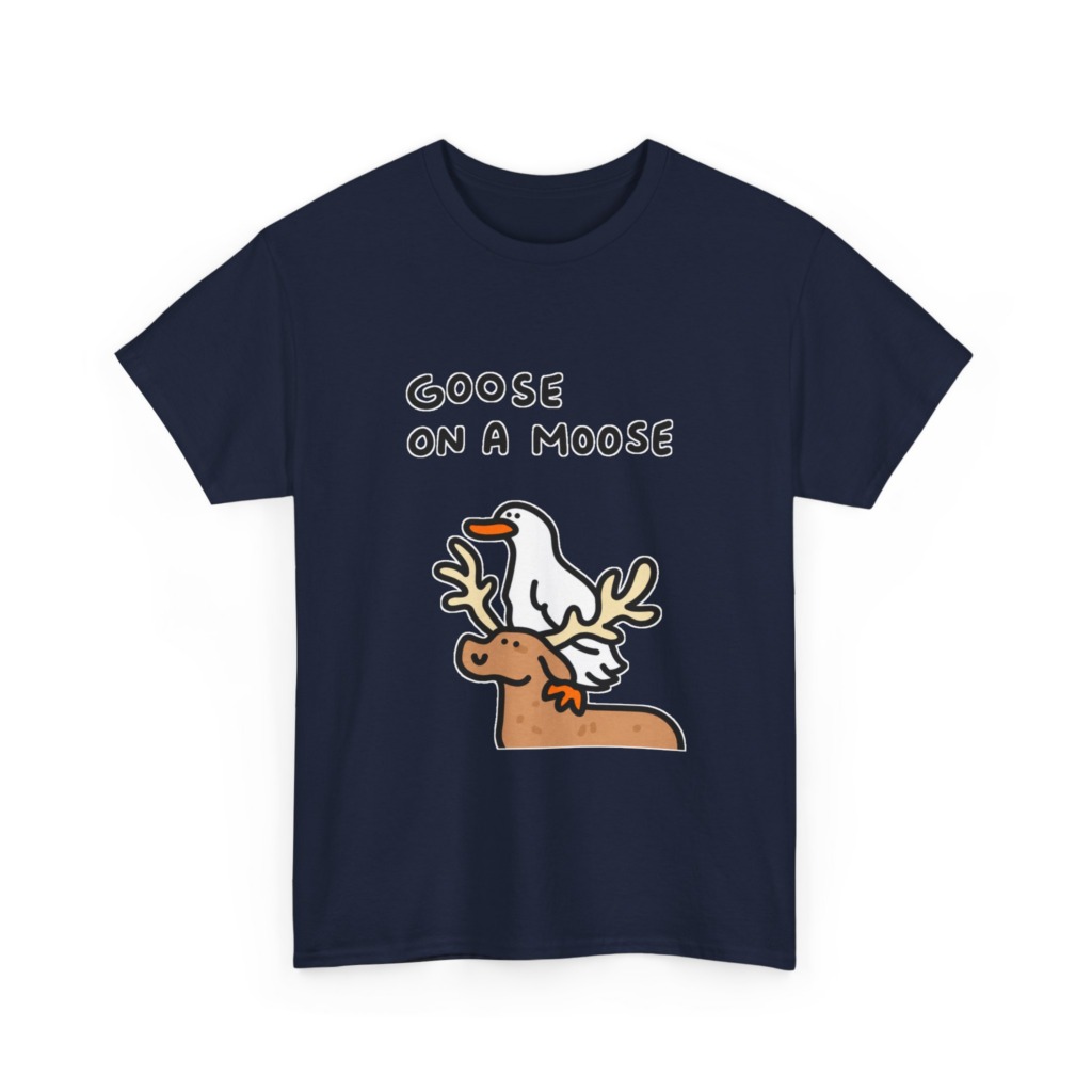 Goose on a Moose Graphic T-Shirt