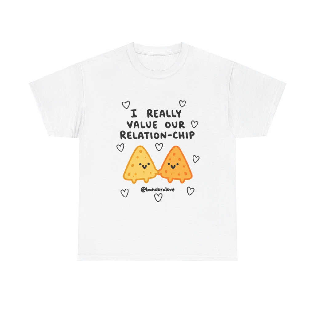 T-Shirt: Cute Nacho 'Relation-Chip' Graphic