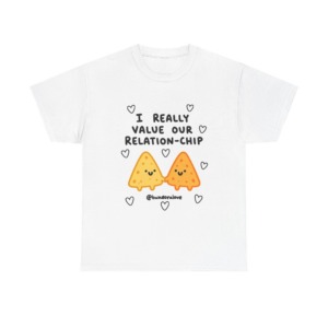 T-Shirt: Cute Nacho 'Relation-Chip' Graphic