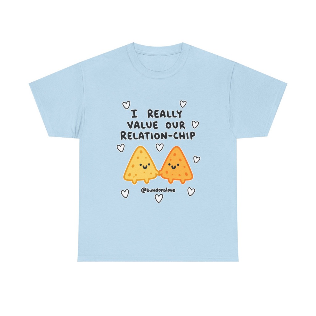 T-Shirt: Cute Nacho 'Relation-Chip' Graphic