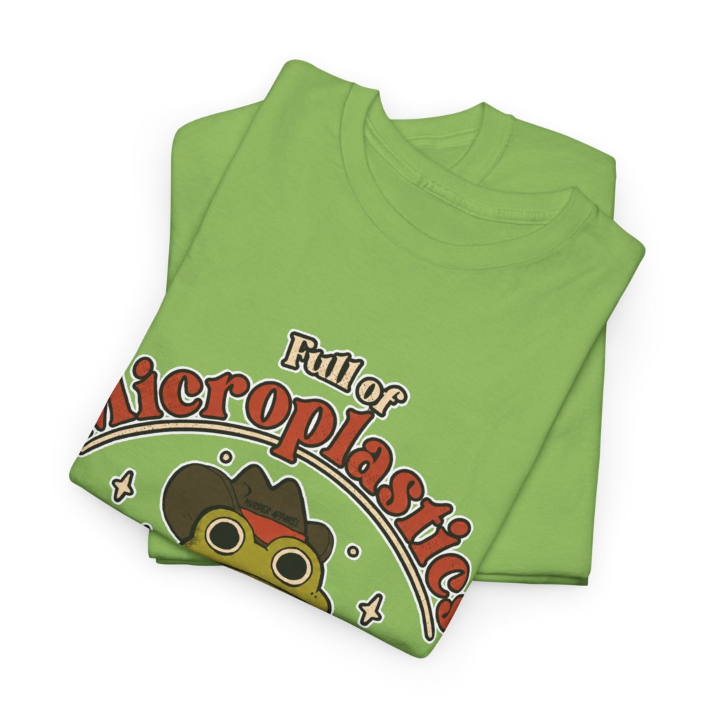 T-Shirt: Cowboy Frog Microplastics Graphic