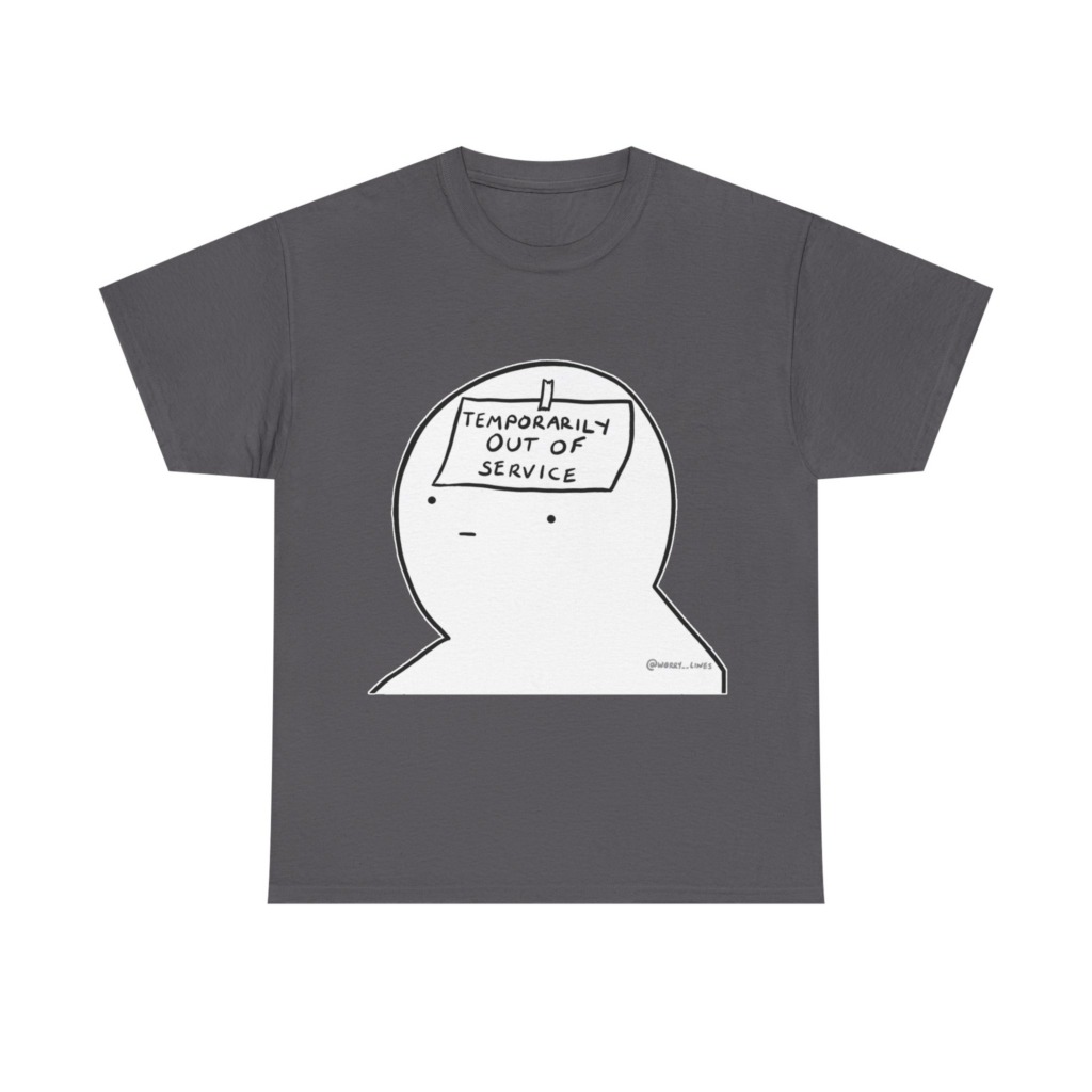 Graphic T-Shirt: Temporarily Out of Service Head