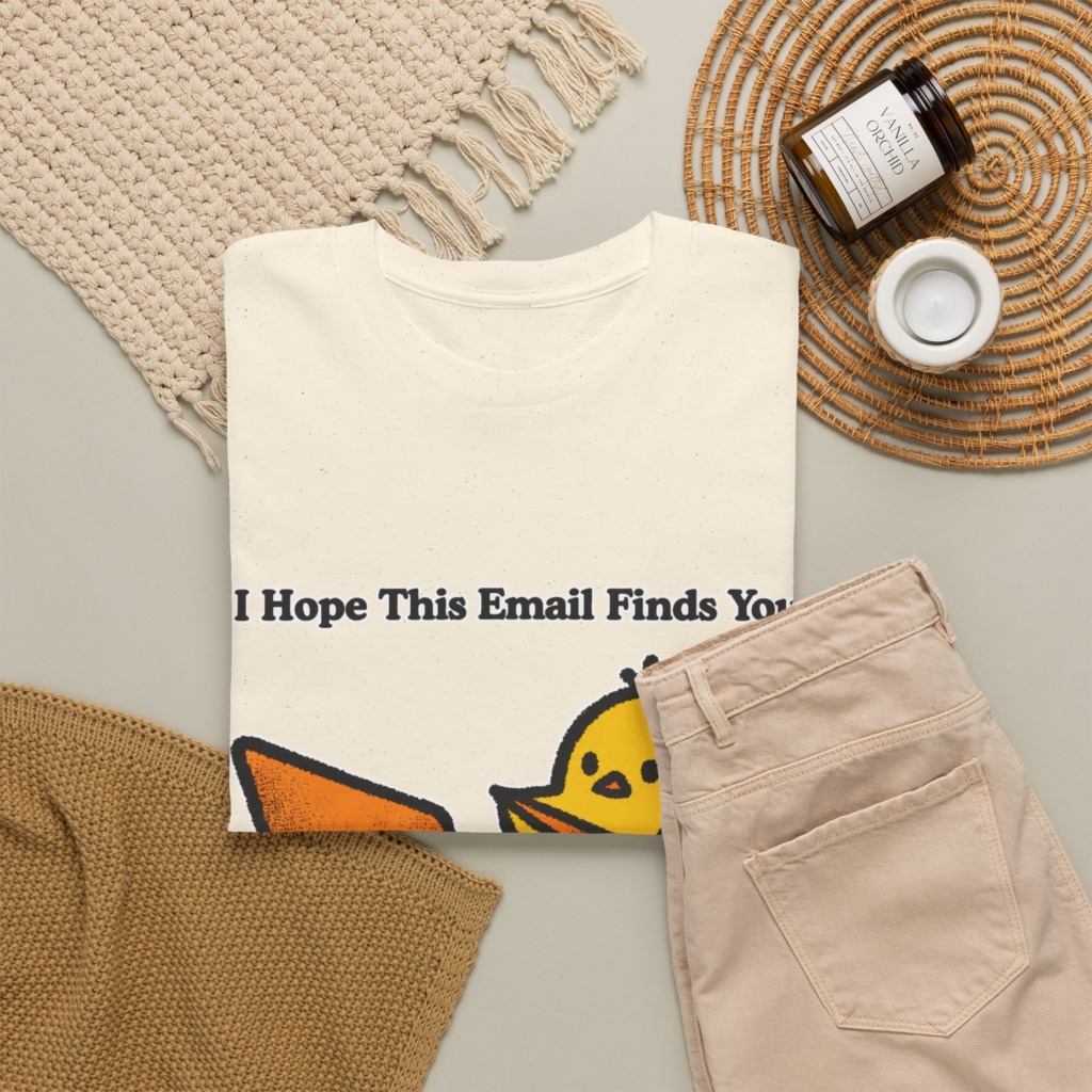 T-Shirt: "Email Finds You Before I Do" Chick