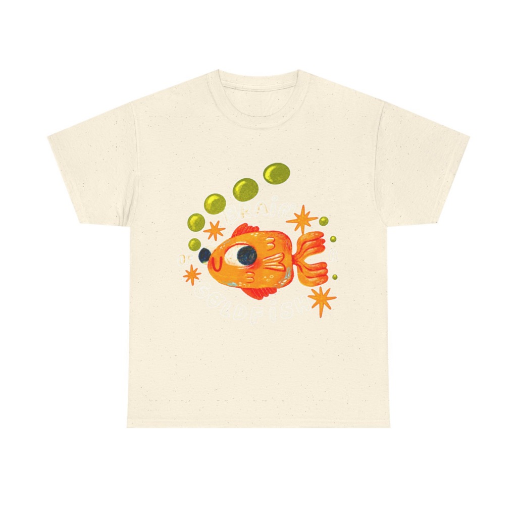 Goldfish 'Brain of a Goldfish' Graphic T-Shirt