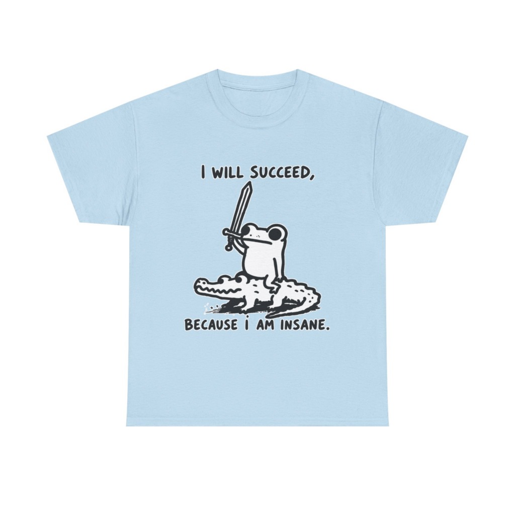 Graphic T-Shirt: Insane Frog Rider with Sword
