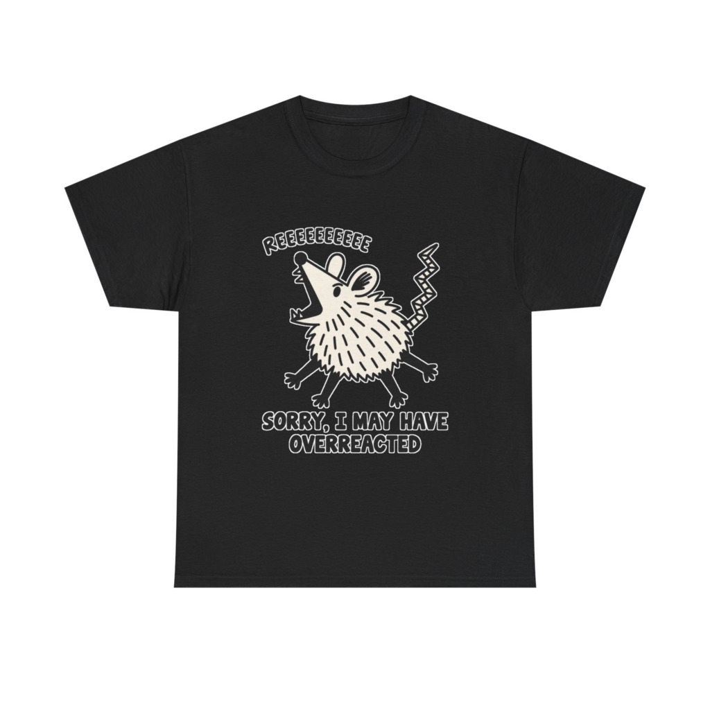 Opossum Overreaction Graphic T-Shirt