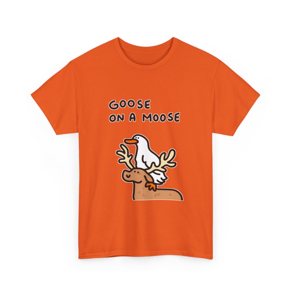 Goose on a Moose Graphic T-Shirt