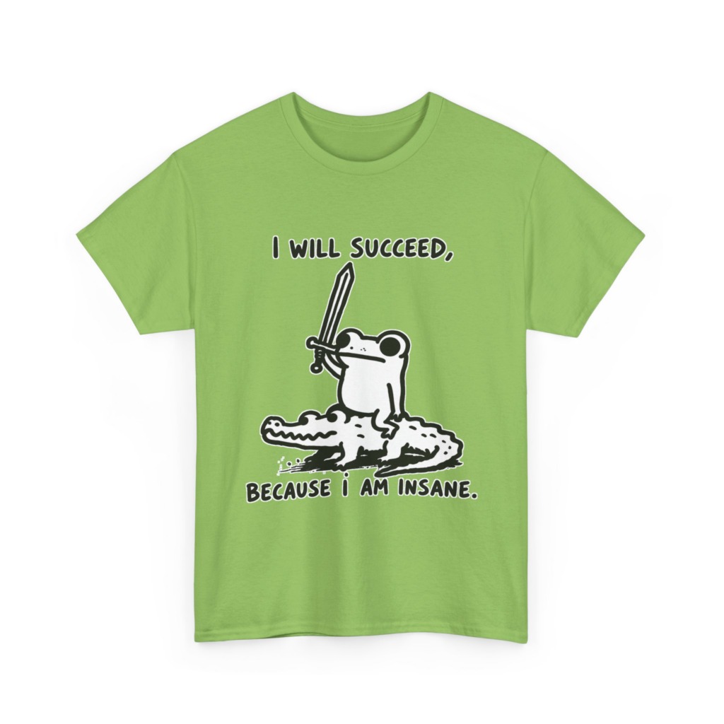 Graphic T-Shirt: Insane Frog Rider with Sword