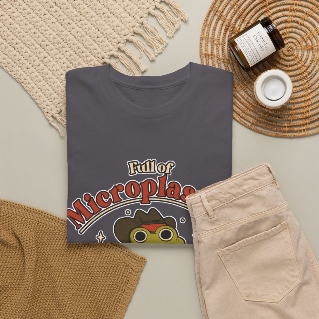 T-Shirt: Cowboy Frog Microplastics Graphic
