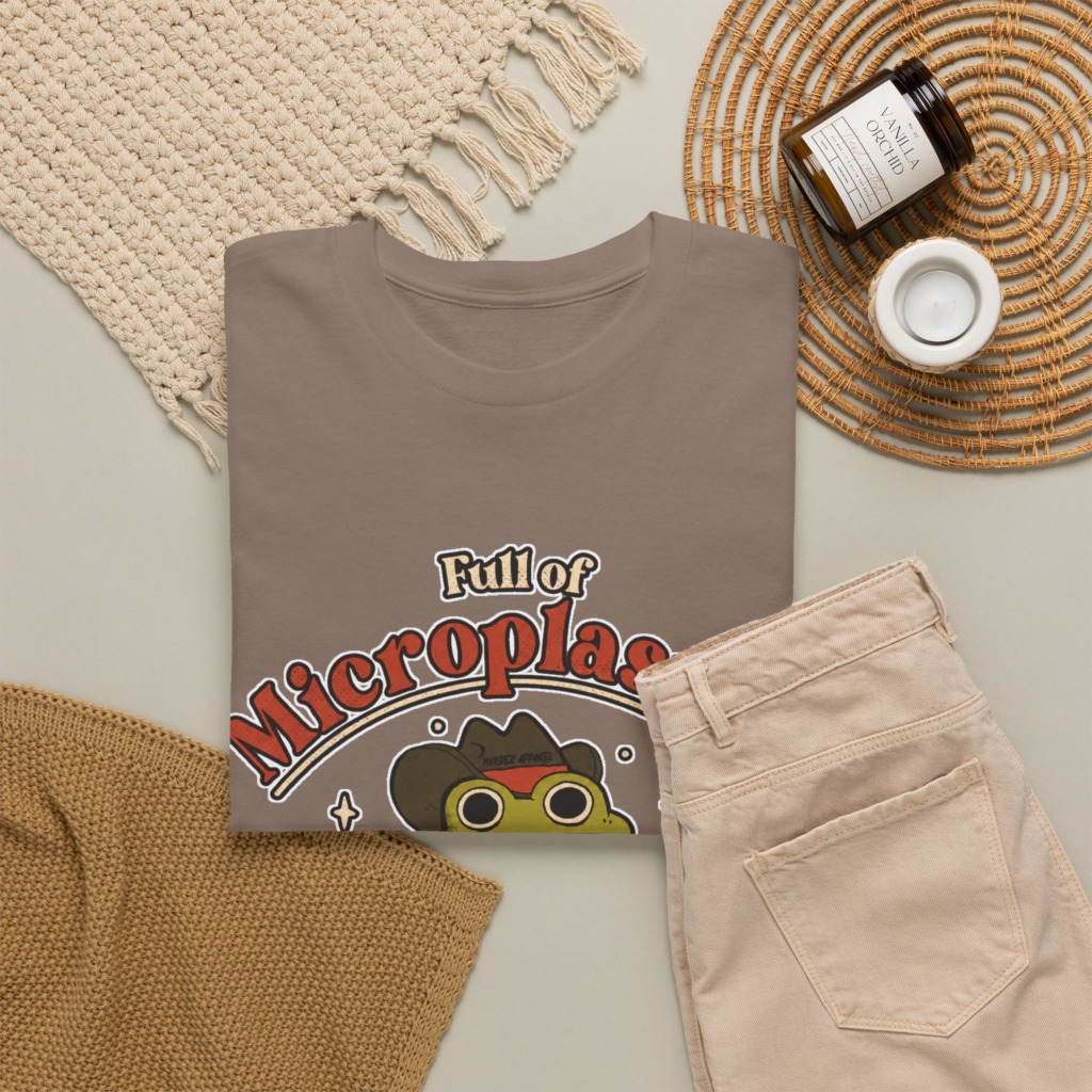 T-Shirt: Cowboy Frog Microplastics Graphic