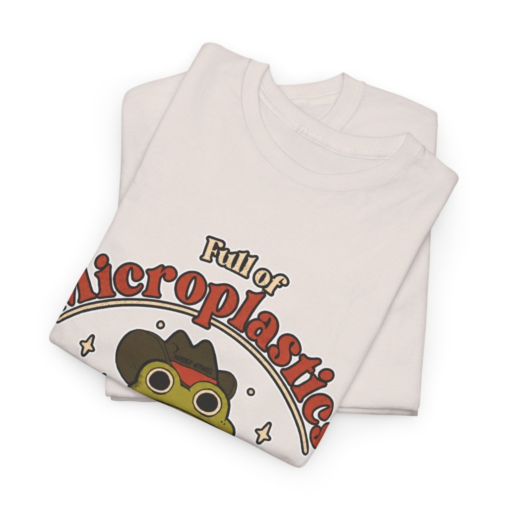 T-Shirt: Cowboy Frog Microplastics Graphic