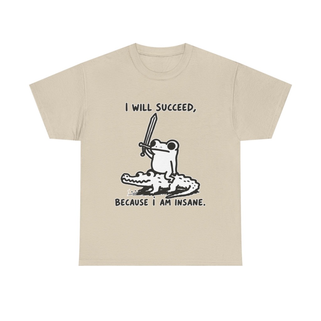Graphic T-Shirt: Insane Frog Rider with Sword