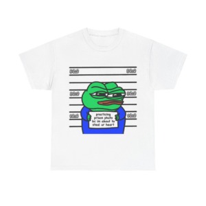 T-Shirt: Pepe Frog 'Steal Your Heart' Mugshot