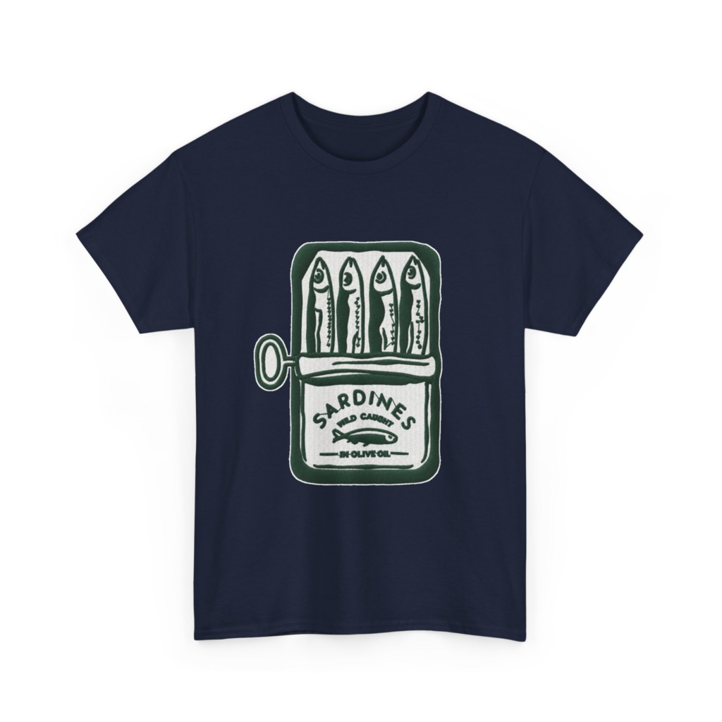 Embroidered Sardine Can Patch