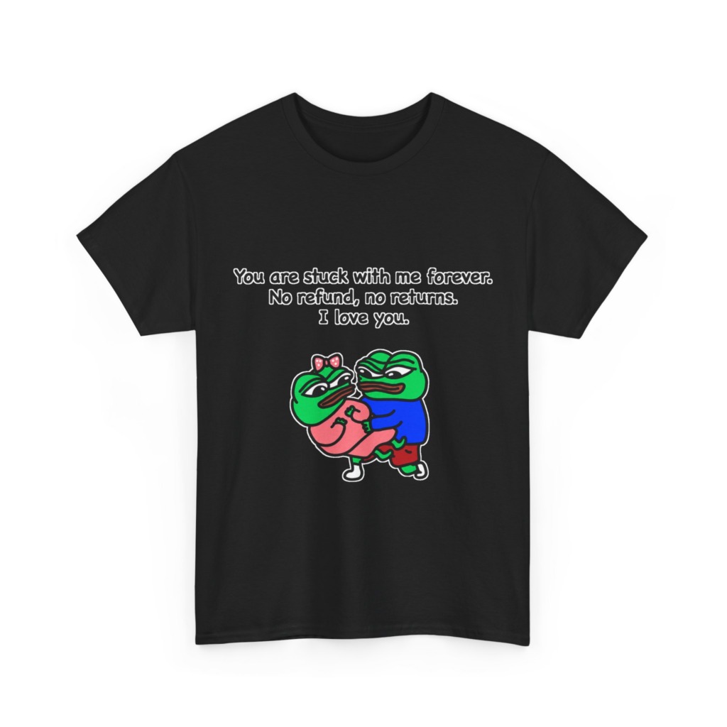 Forever Stuck Love Frogs Graphic Tee
