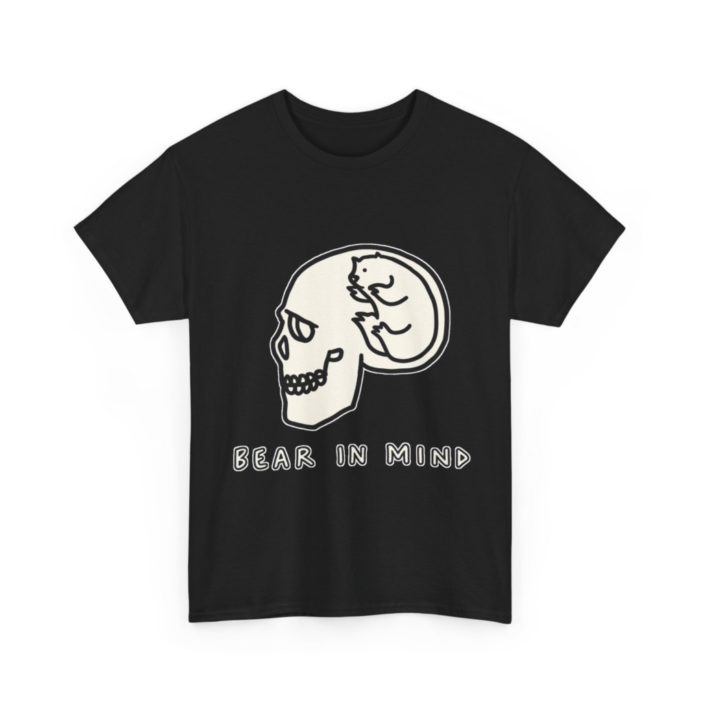 White Bear in Mind Skull Graphic T-Shirt