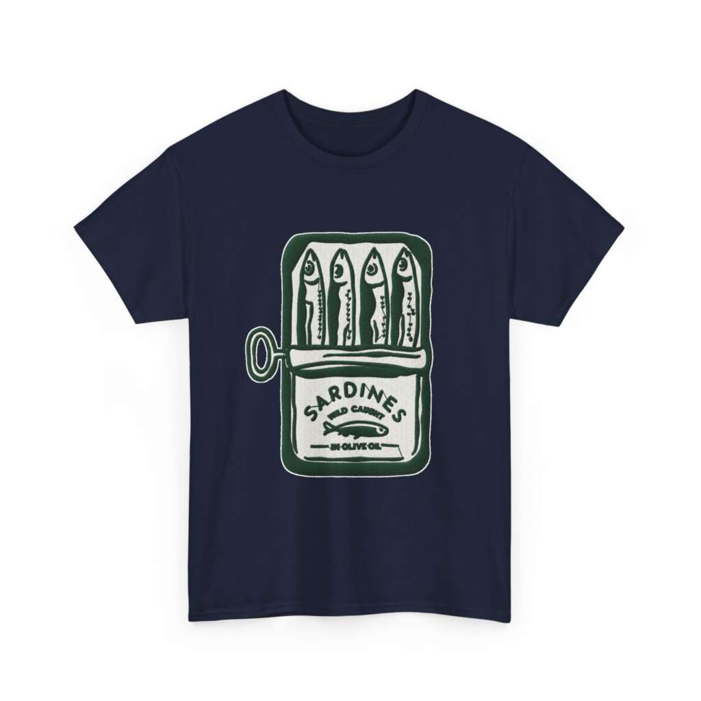 Embroidered Sardine Can Patch