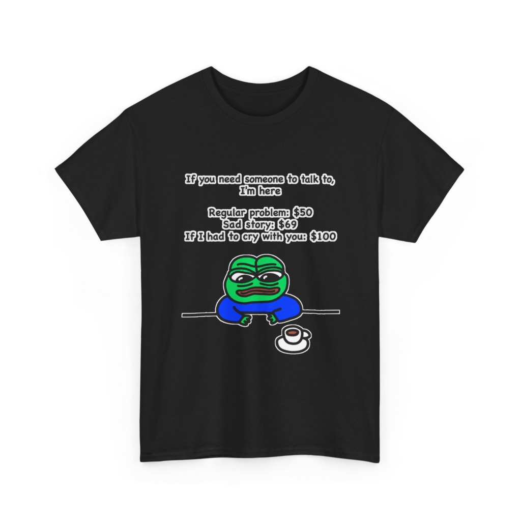 T-Shirt: Pepe the Frog Listener Meme