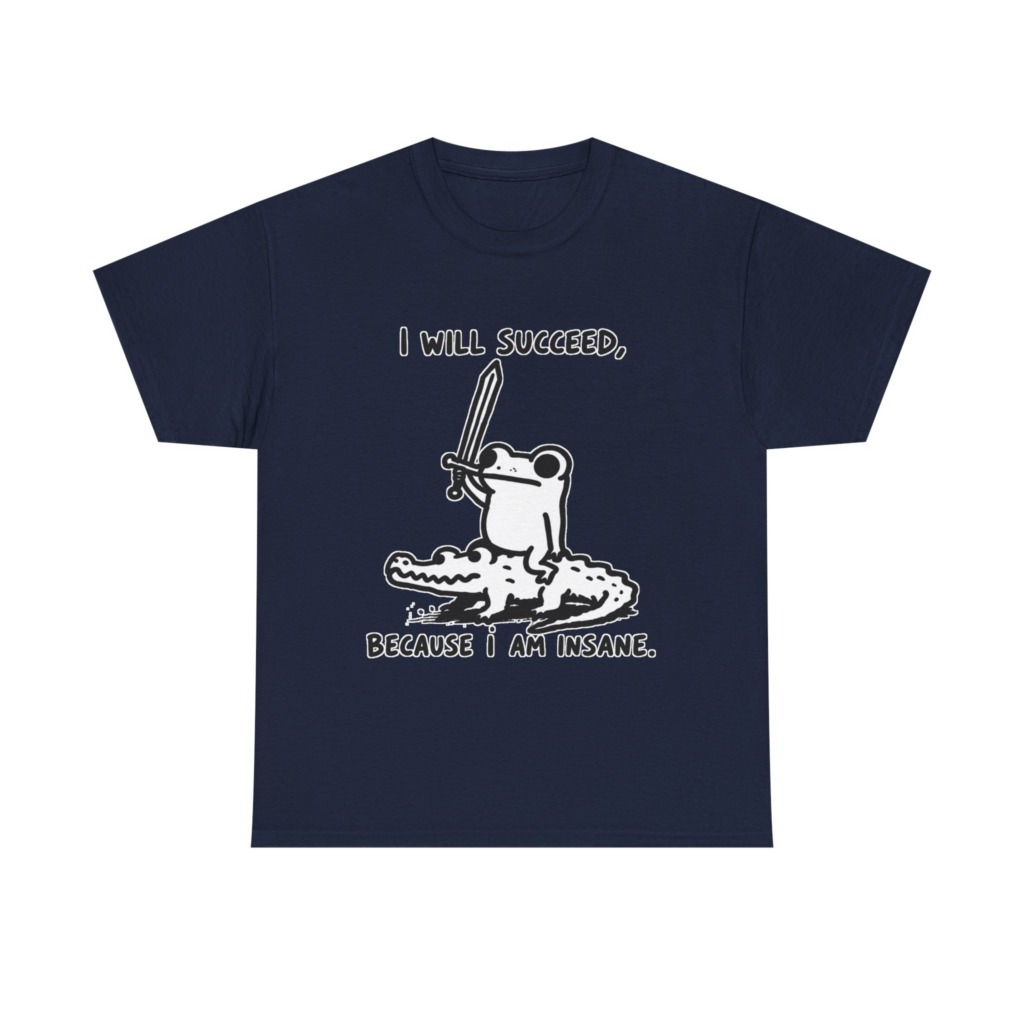 Graphic T-Shirt: Insane Frog Rider with Sword