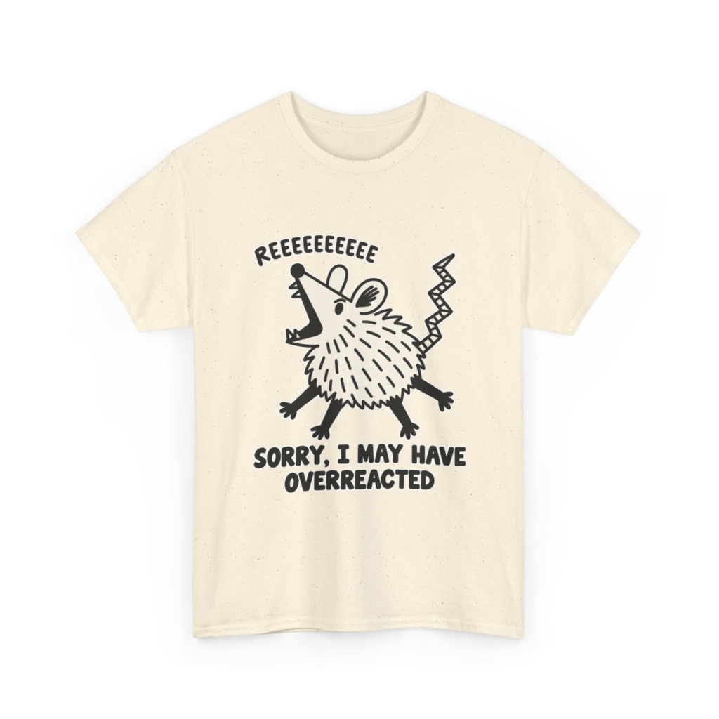 Opossum Overreaction Graphic T-Shirt