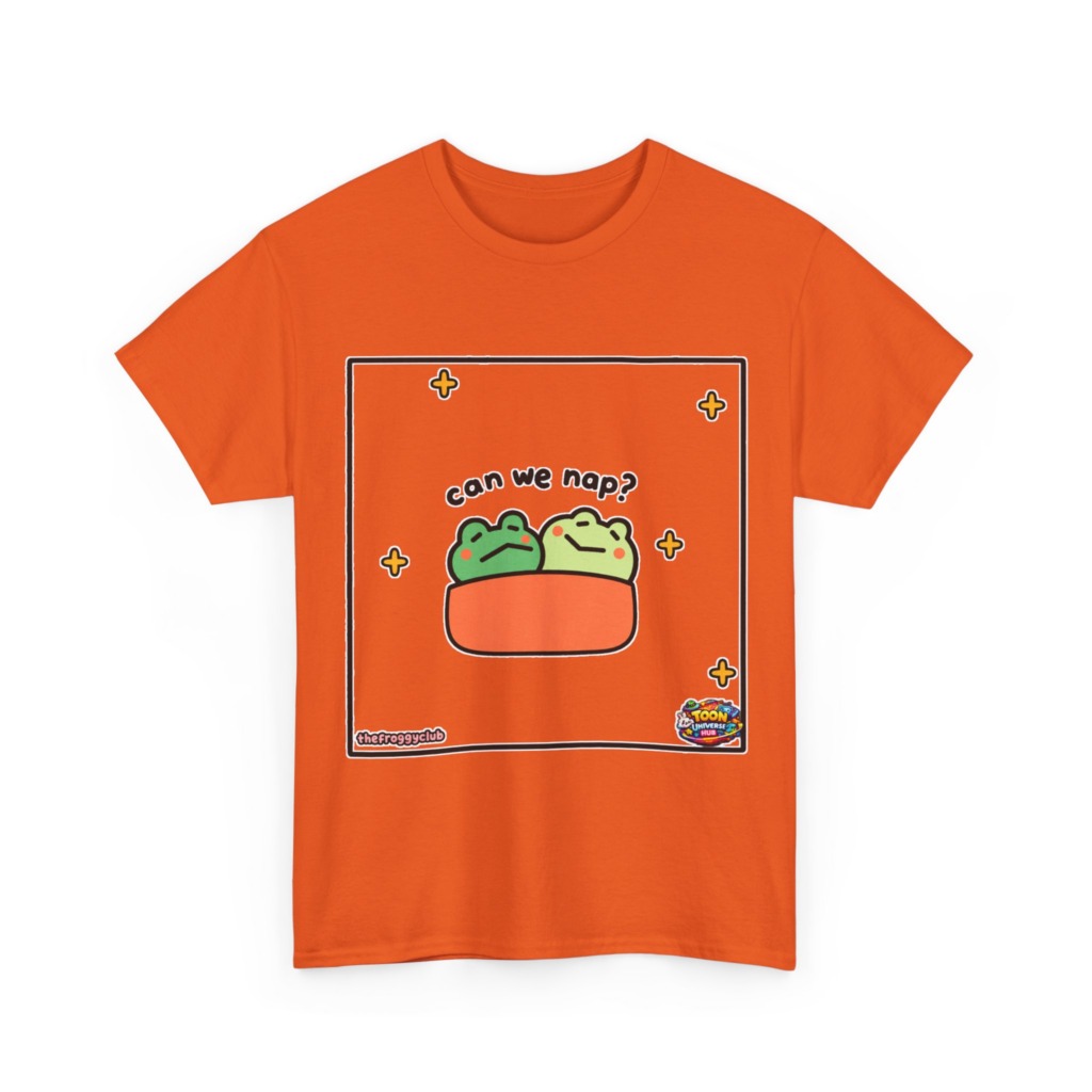 Napping Frogs 'Can We Nap?' Graphic T-Shirt