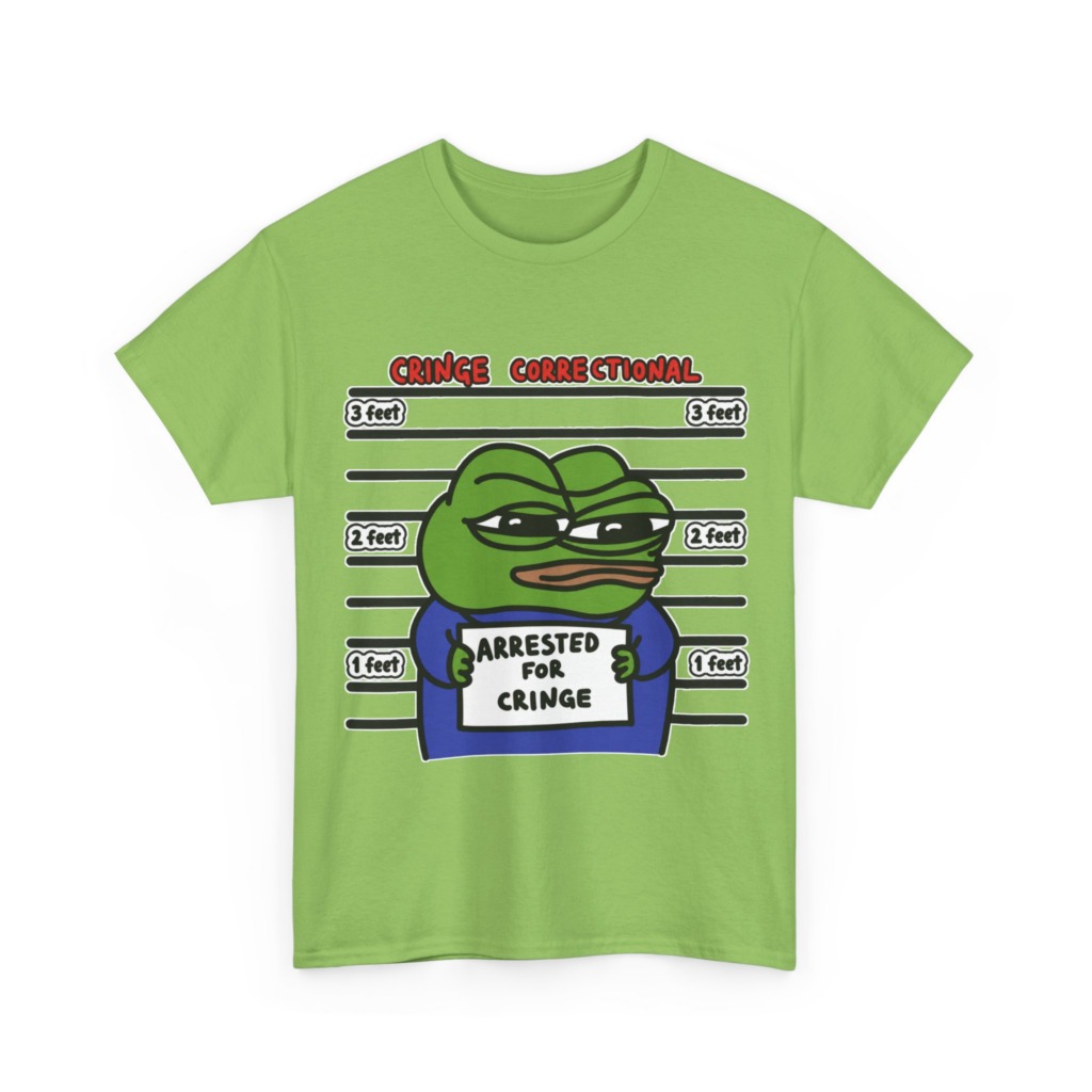 Pepe the Frog Cringe Correctional T-Shirt