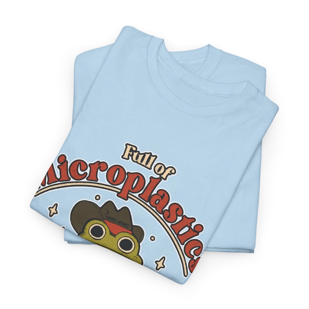T-Shirt: Cowboy Frog Microplastics Graphic