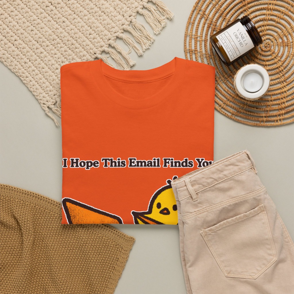 T-Shirt: "Email Finds You Before I Do" Chick