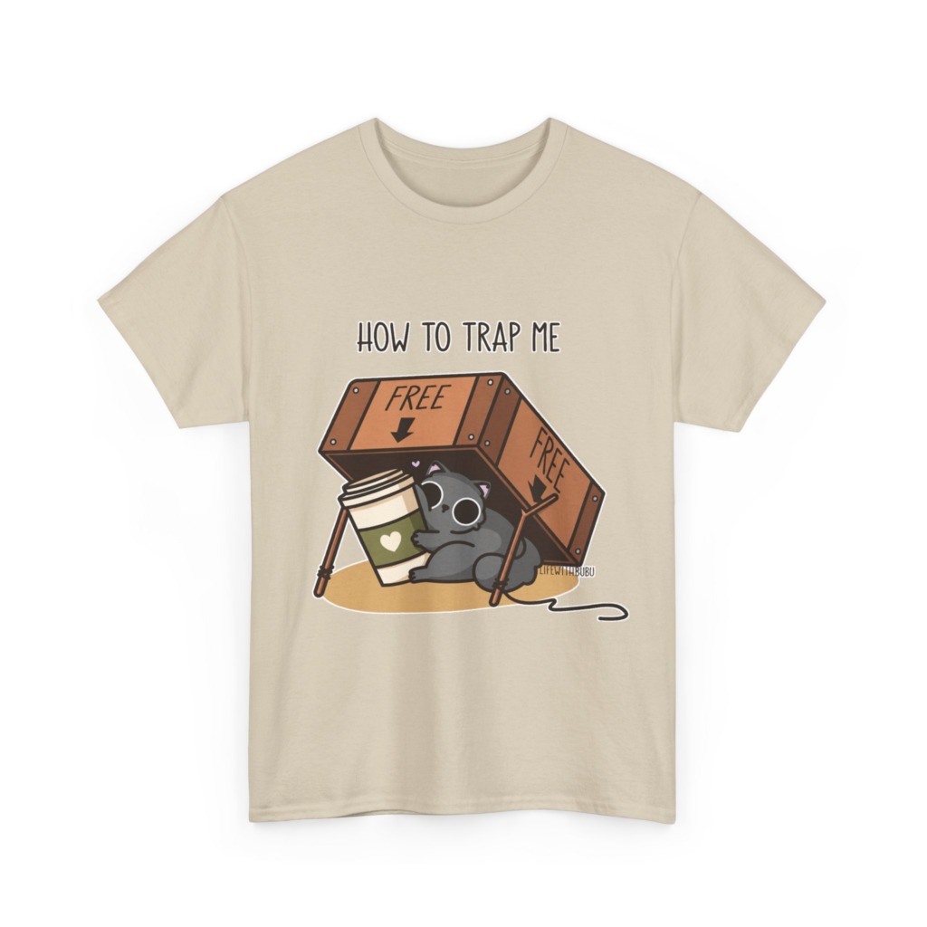How to Trap Me Coffee Cat Graphic Tee