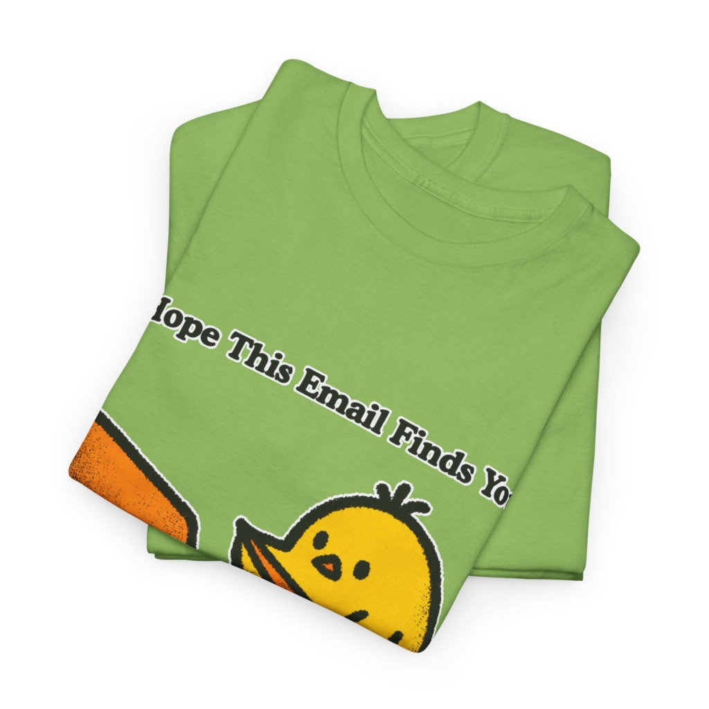 T-Shirt: "Email Finds You Before I Do" Chick