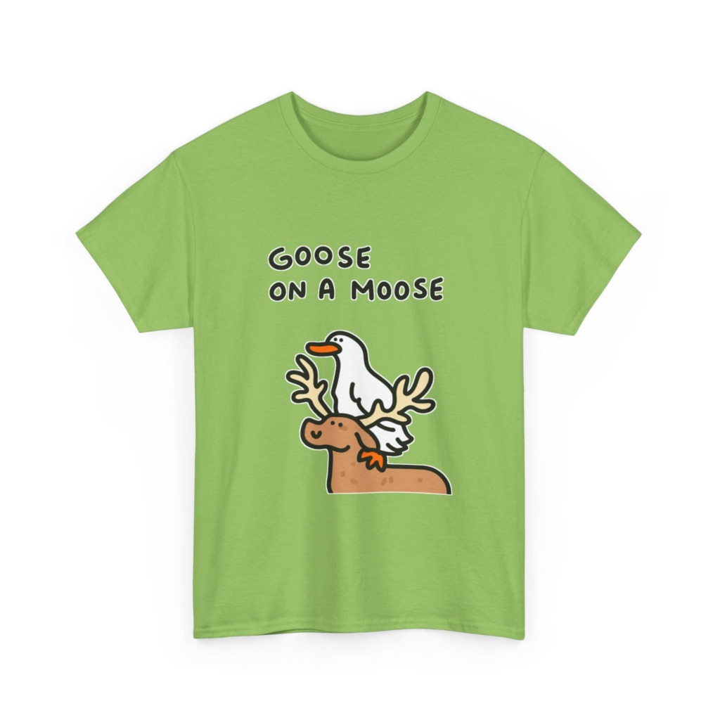 Goose on a Moose Graphic T-Shirt