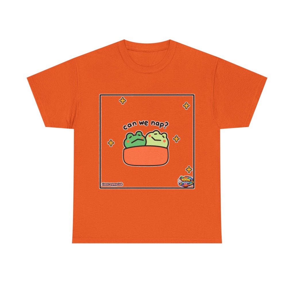 Napping Frogs 'Can We Nap?' Graphic T-Shirt
