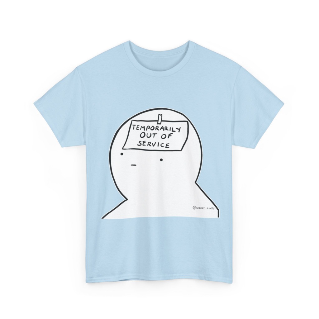 Graphic T-Shirt: Temporarily Out of Service Head